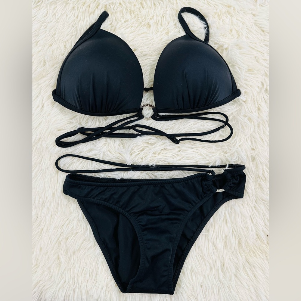 Venus Black Bikini – Size C Top & Size 2 Bottoms – New w/o Tags